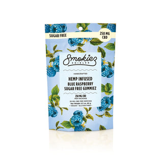 Sugar Free Blue Raspberry CBD Gummies - Blue Raspberry