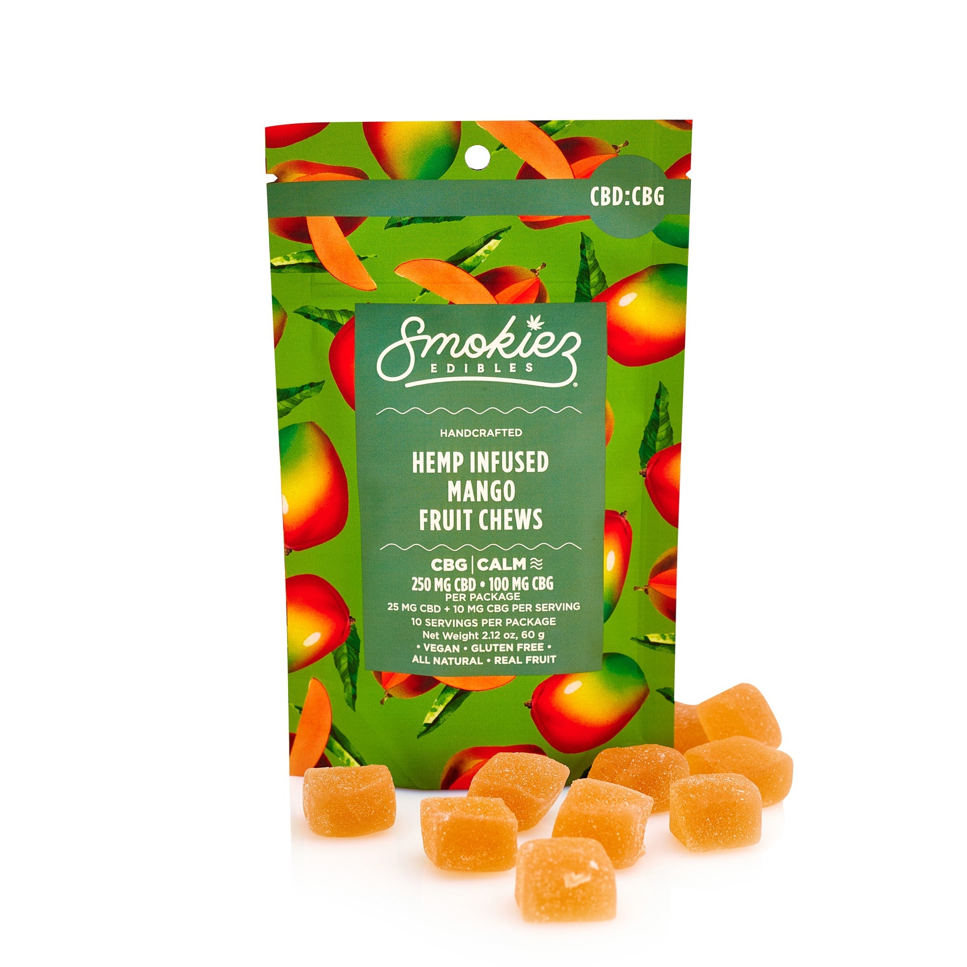 CBD:CBG 2.5:1 Gummies - Mango