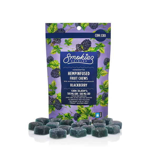 1:1 Blackberry [20pk] (500mg CBN/500mg CBD)